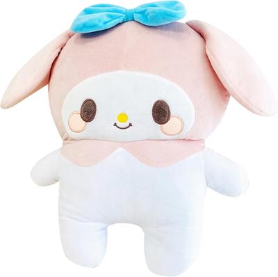 MORIPiLO Body Sanrio Characters My Melody Flat Micro Plush Nap by Morishita Makura Pillow, (Furapiro Pillow), Skin-Friendly Fabric, Toy, Pillow, Pink,