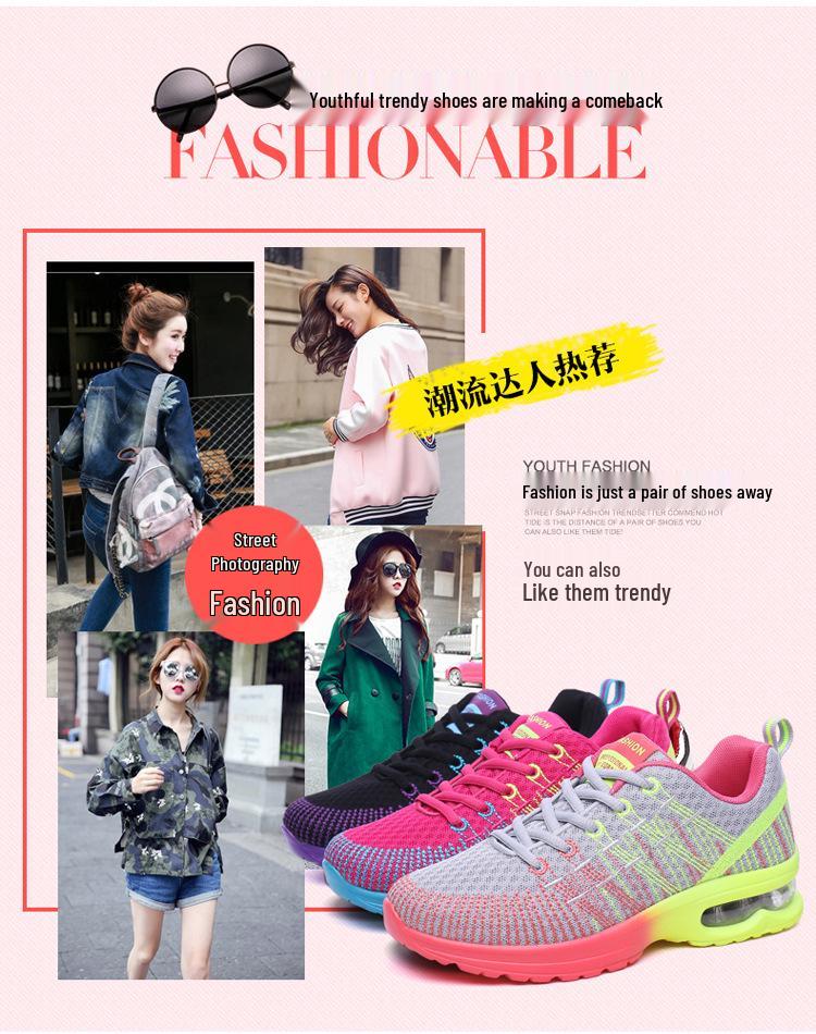2022 Autumn Fly-Knit Women's Sporty Fashion Casual Running Shoes - Comfortable & Breathable