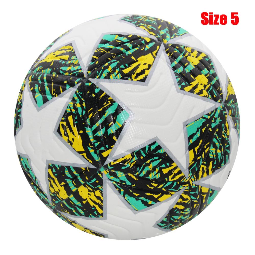 Größe 5 Fußball Unisex Fußball Hochwertiger Fußball Pu-Material Team Außen Matchspiel Fußballtraining Ballon De Foot