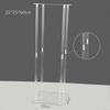 Elegant Transparent Square Frame Flower Stand for Weddings and Events