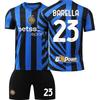 Tricou Inter Milano Acasă 2024-25 #10 Lautaro #9 Thuram #23 Barella Tricouri de Fotbal
