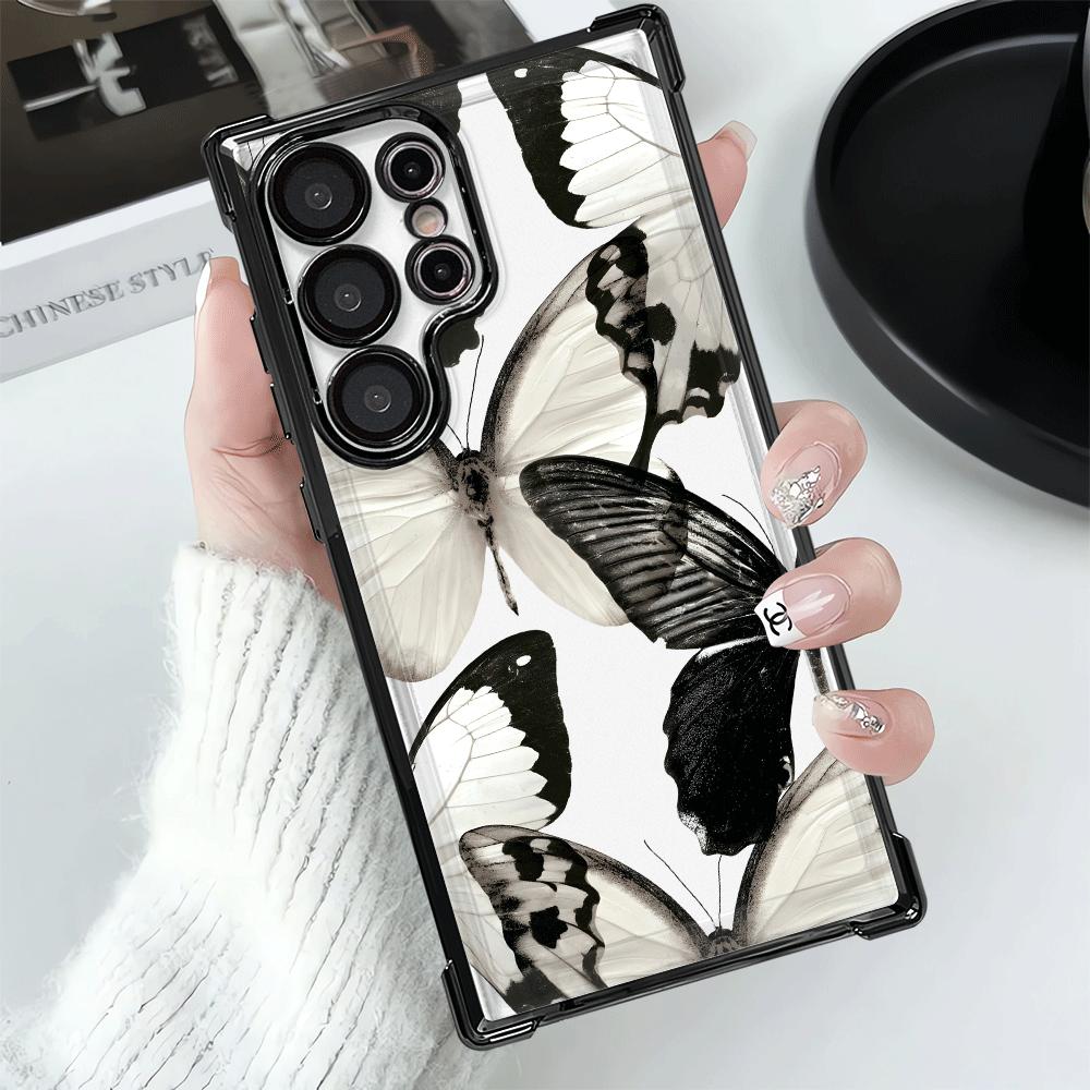 Case for Samsung Galaxy S25 S21 Plus S23 S25Edge S22 Ultra S20 FE S24 Phone Cover Creative Butterfly