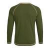 Men's Long Sleeve Crew Neck Casual T Shirt Color Block Stitching Detail Pullover Top Lightweight Comfortable Fit