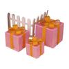 Valentine'S Day Gift Box Three-Piece Set Valentine'S Day Decoration Birthday Decoration A