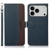 KHAZNEH For iPhone 17 Pro Case RFID Blocking Wallet PU Leather Phone Cover
