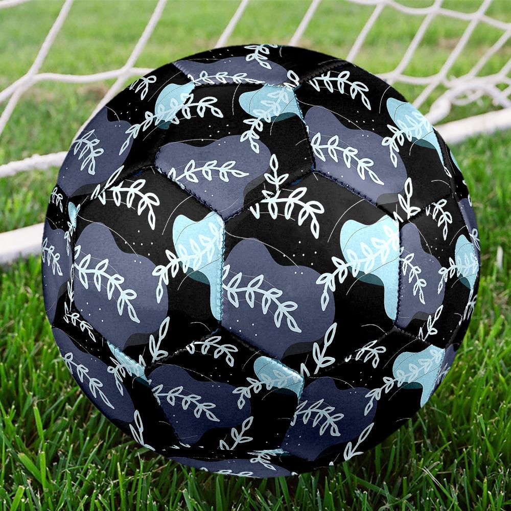 1PC Abstract Botanical Soccer Ball Size 5 Football Machine Sewn Indoor/Outdoor Universal Football A82 Size 5