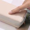 Large Capacity Pen Bag PU Leather Makeup Pencil Case Stationery Holder Storage Box Zipper Pencil Pouch Student School Supplies