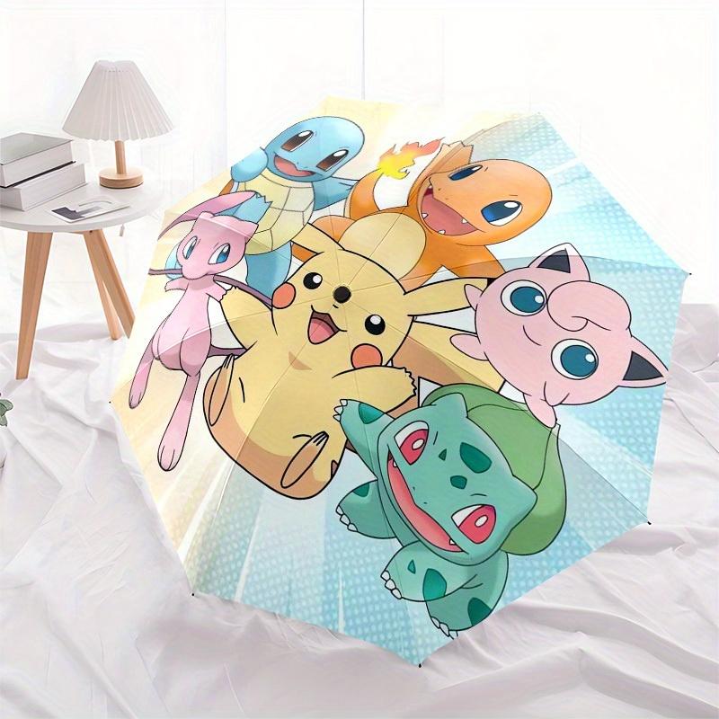 1pc Pokemon Characters Themed High-quality Umbrella,Automatic Opening and Closing Umbrella,Multi-functional Umbrella G0811247