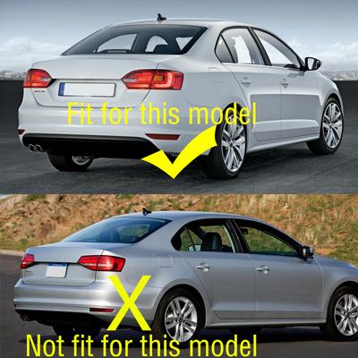 Für VW Jetta A6 EU-Version 2011-2014 Auto Heckstoßstange Rücklicht Parkbremslicht Warnsignal Reflektor Lampenabdeckung Ohne Glühbirne