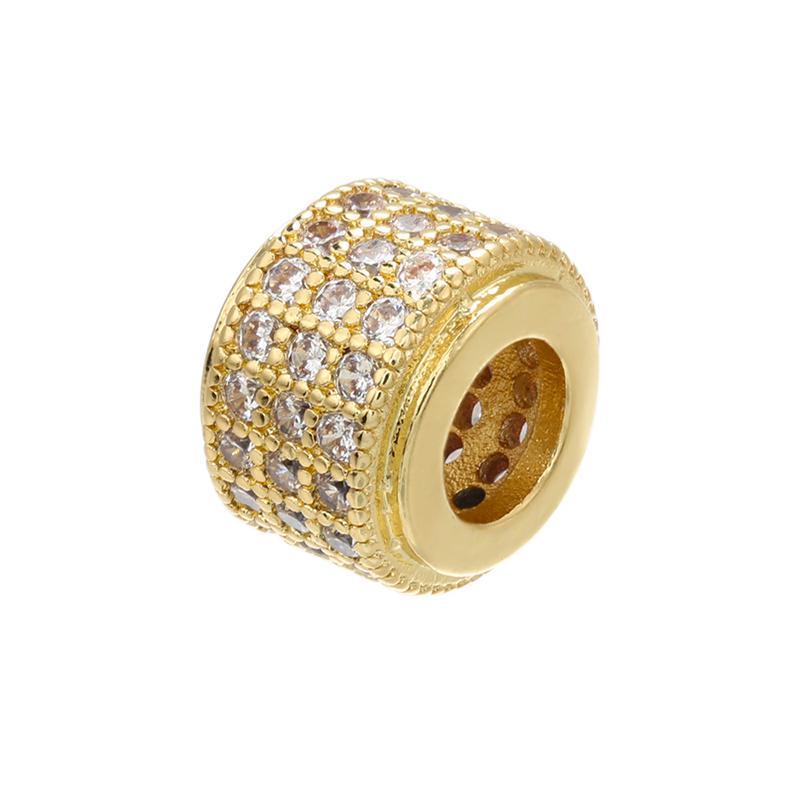 ZHUKOU NEW beads for jewelry making bulk CZ crystal DIY beads for Bracelet necklace women handmade Jewelry Supplies VZ250