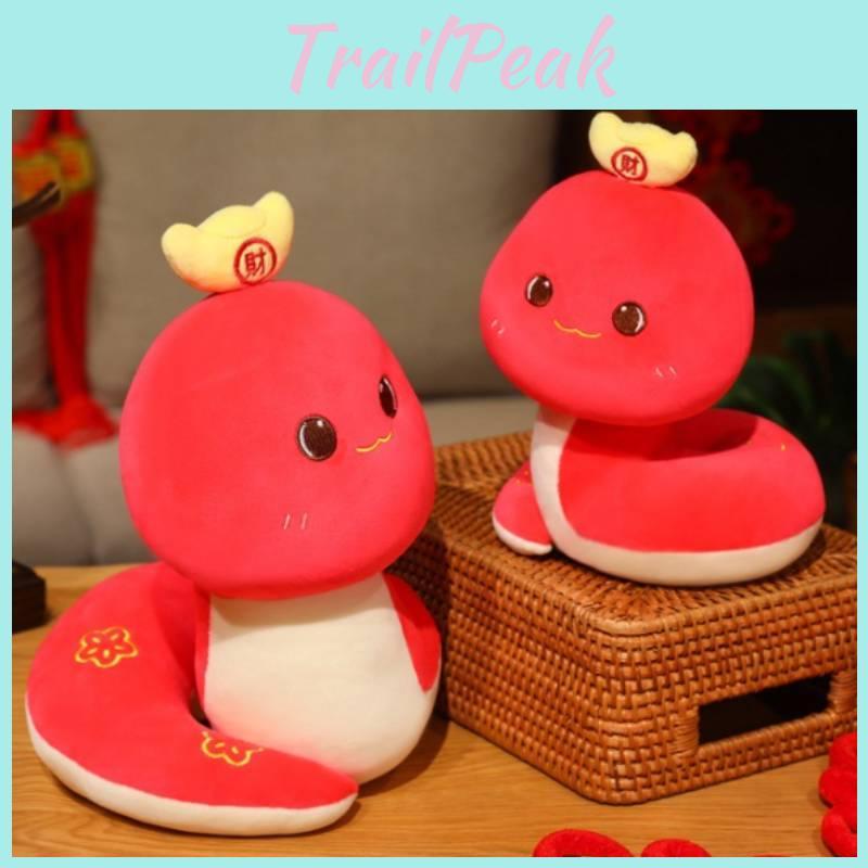 Creative 2025 Year Of The Snake Plush Toy With Ultra Soft Short Fur And Unique Design