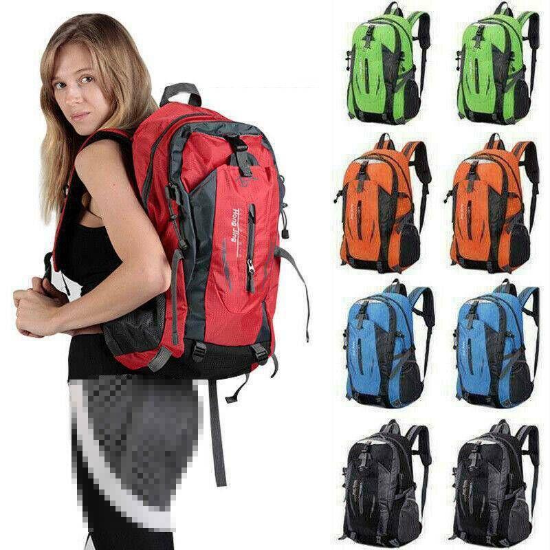 40l Travel Large Rucksack Outdoor Waterproof Hiking Camping Bag Backpack Luggage