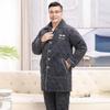 YUZHAOLIN Men's Winter Thickened Flannel Pajama Set