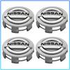 4 Pièces 60MM Cache-Moyeux de Roue de Voiture Anti-Poussière Emblème à Clipser Cache-Roue pour Nissan Nismo Qashqai X J10 J11 Trail Tiida Teana Skyline Juke X-trail