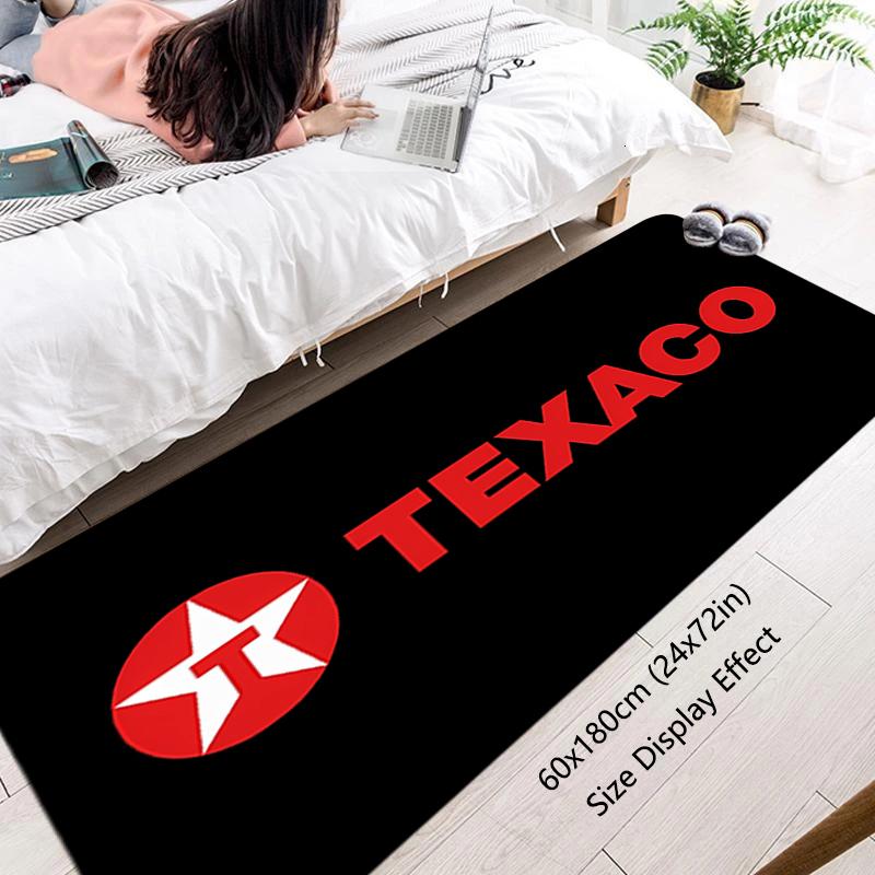Interior Floor Mat Doormat Texacos Gas Oil Non-slip Foot Rug for Entryway Kitchen Carpet Bedroom Bedside Mats Home Decorations
