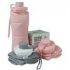 Silicone Collapsible Water Bottle - Portable Foldable Travel Cup for Outdoor Sports & Hiking