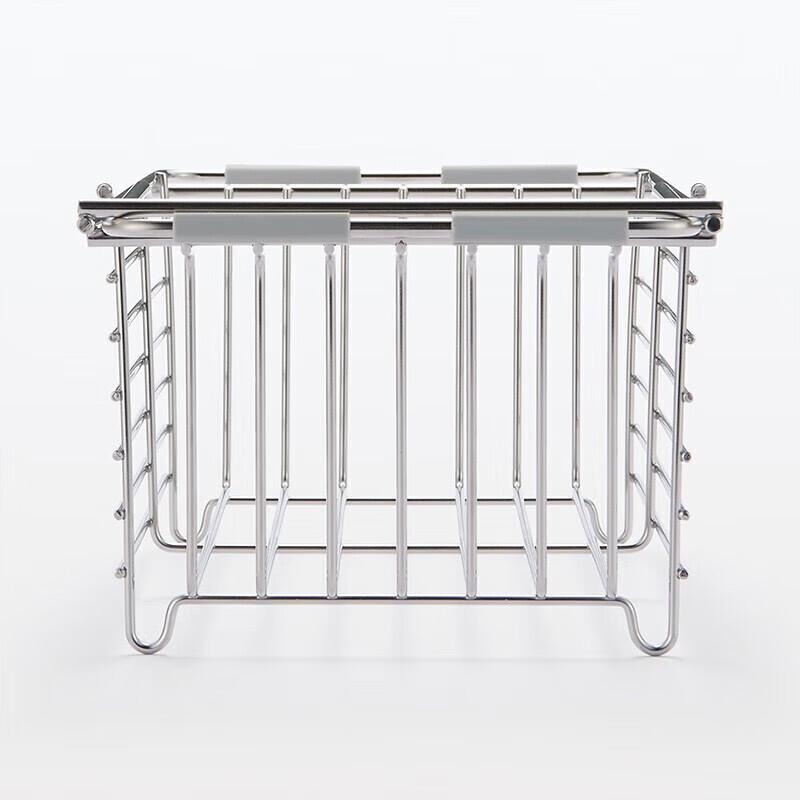 MUJI Retractable Stainless Steel Sink Drainer Basket