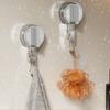 Practical Without Drilling Suction Hook Strong Adhesion for Kitchen Bathroom Office Reusable and Waterproof Designs