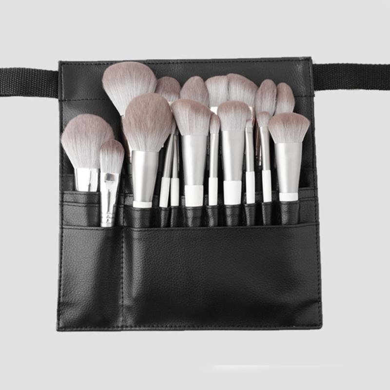 Portable Makeup Brush Storage Bag Multifunctional Waist Pack Brushes Organizer for Travel and Daily Use