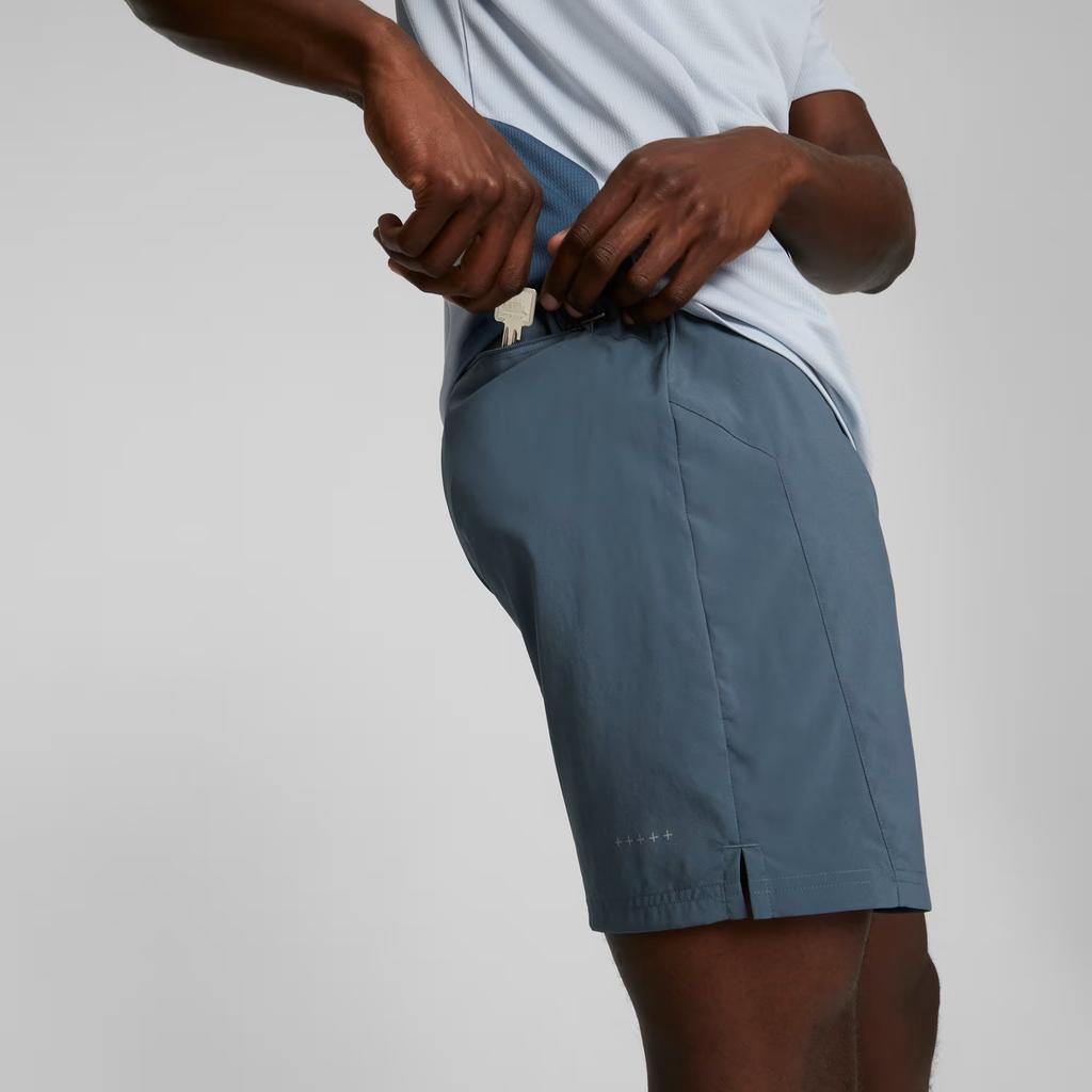 Puma Reflective Running Training Comfortable Soft Sports Shorts Men Shorts Night-Sky-Blue 520216-18