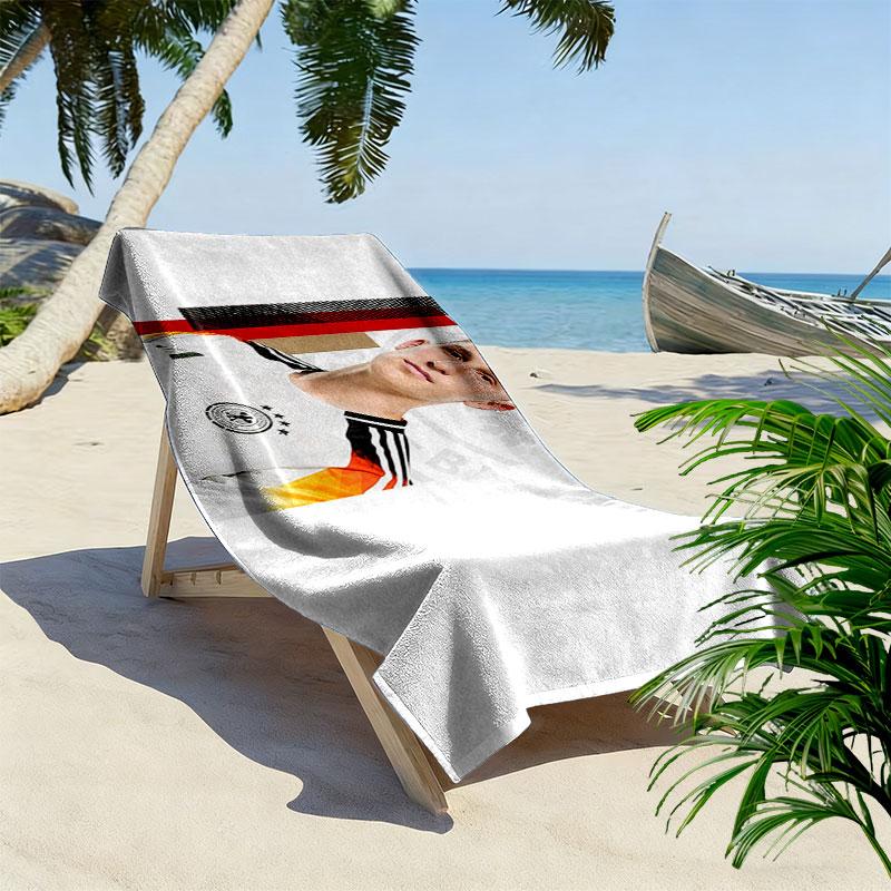 Schlotterbeck Print Beach Towel, Large Soft Quick Dry Towel for Beach Camping Swimming