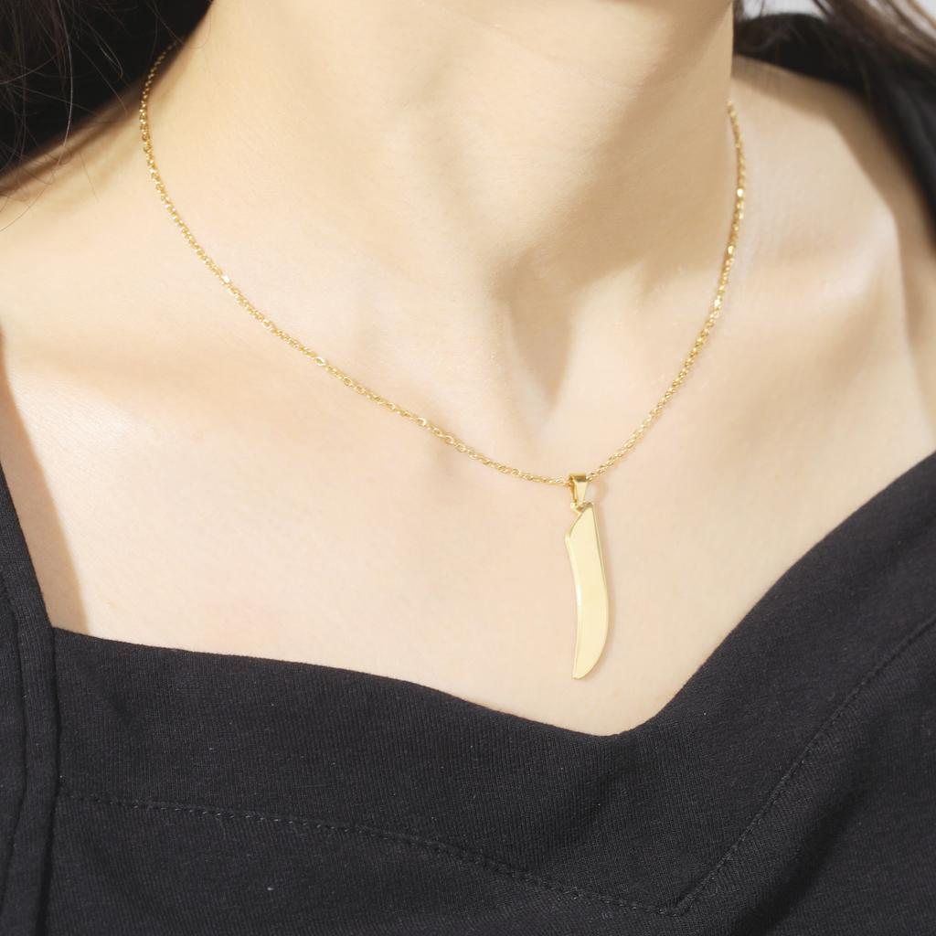 Cazador Gold Color 28 Arabic Letter Necklace for Women Stainless Steel Arab Alphabet Pendant Choker Necklaces Jewelry 2026 Trend