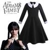 New Kids Long Sleeve Dress Adam's Family Cosplay Princess Style
