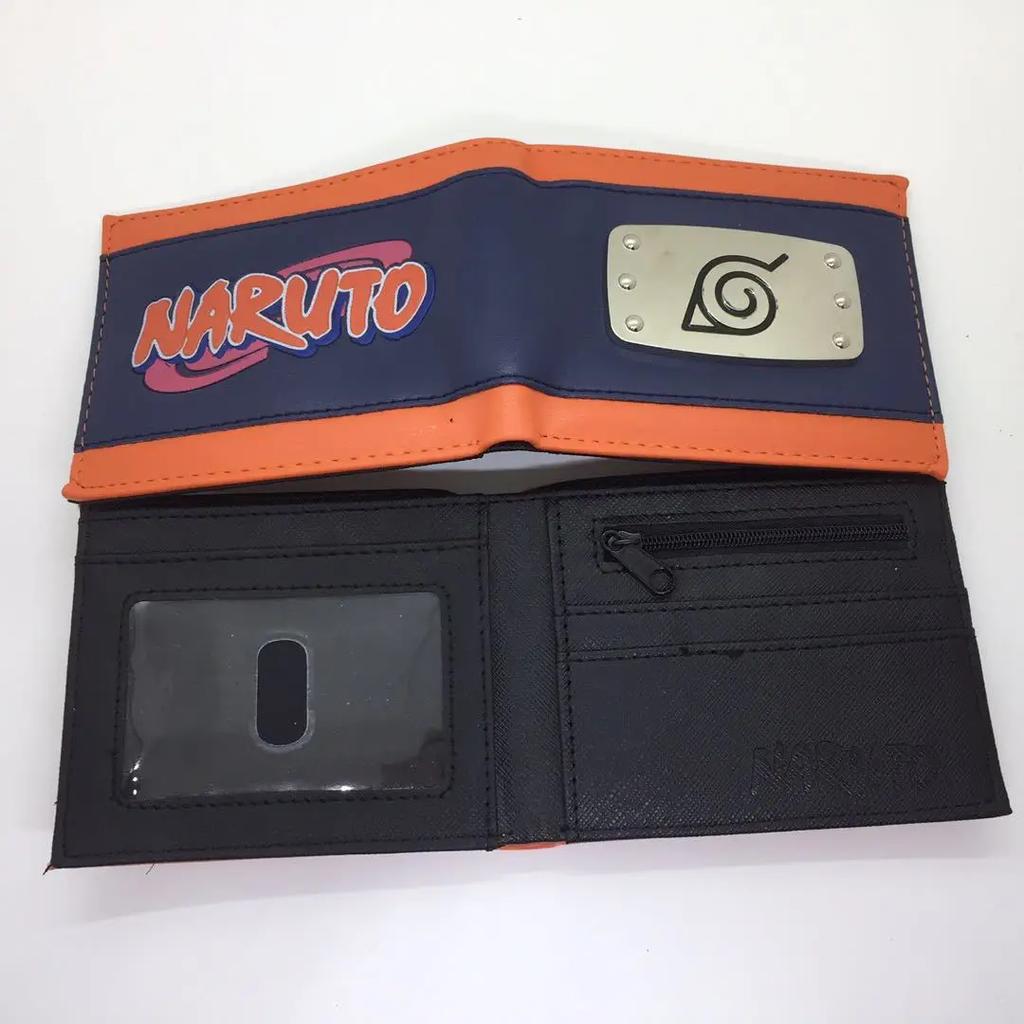 Anime Naruto Silicone Women Men Coin Purse Bank ID Card Holder Premium Card Clip Bag Cartoons Cosplay Short Wallets Toys Gifts