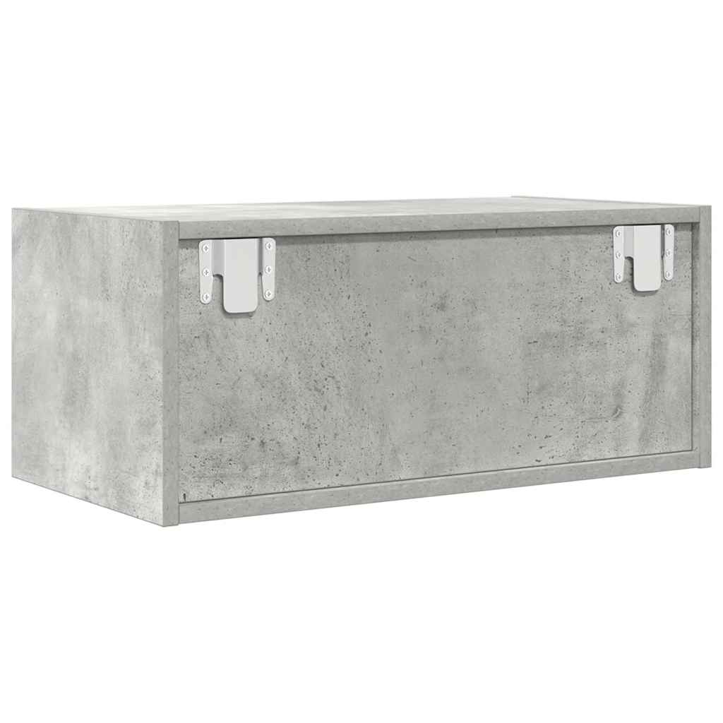 TV Cabinet Concrete Grey 60 x 31 x 25.5 cm Engineered Wood