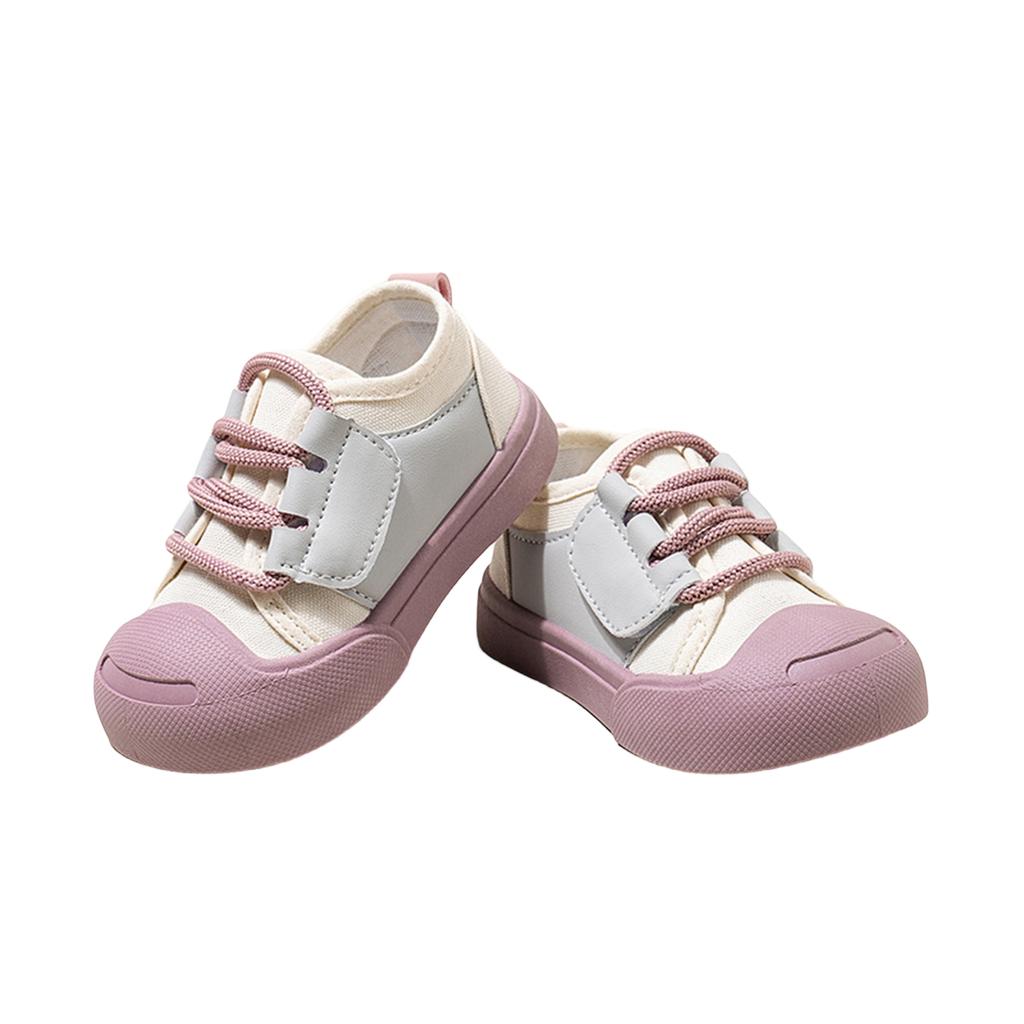Kids Canvas Shoes Soft Sole Casual Sneakers Lightweight Durable Slip Resistant School Shoes for Boys and Girls Toddler Little Kid