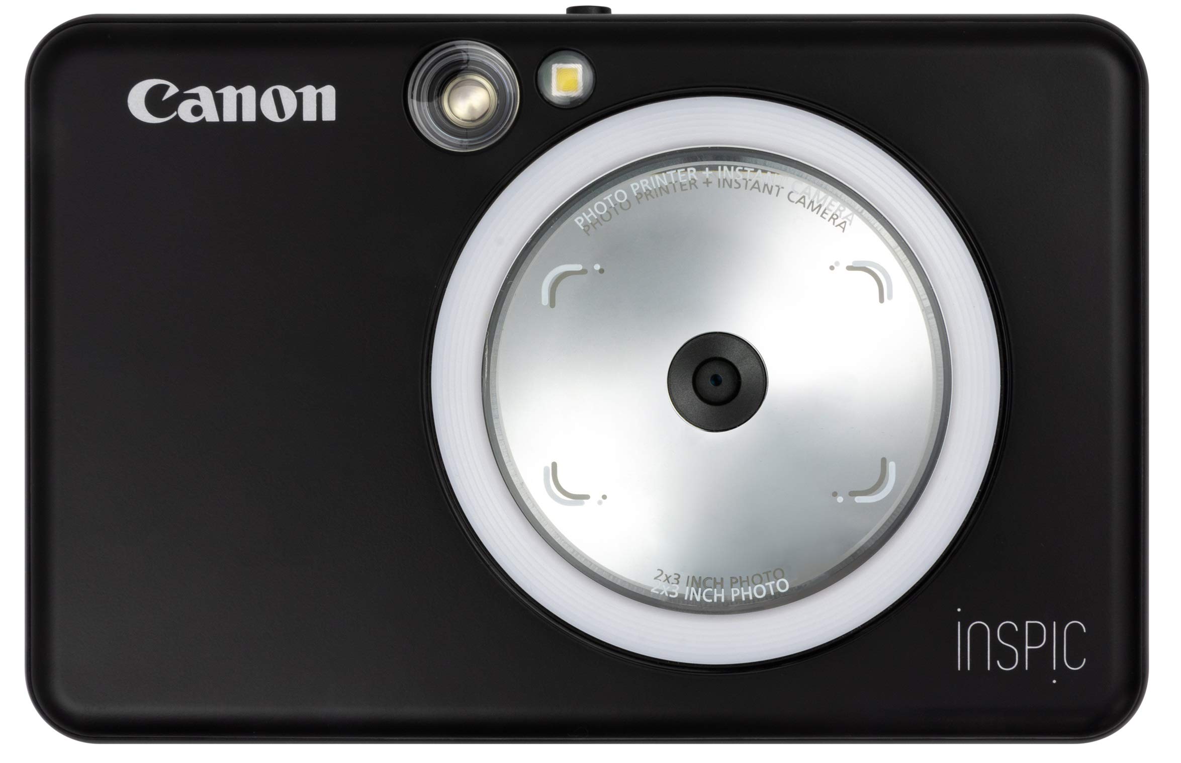 

Canon Instant Camera Smartphone Printer iNSPiC Matte Black ZV-123-MBK