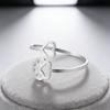 Stainless Steel Cat Claw Open Ring Cute Animal Footprints Adjustable Love Ring Women's Jewelry Birthday Gift Wholesale