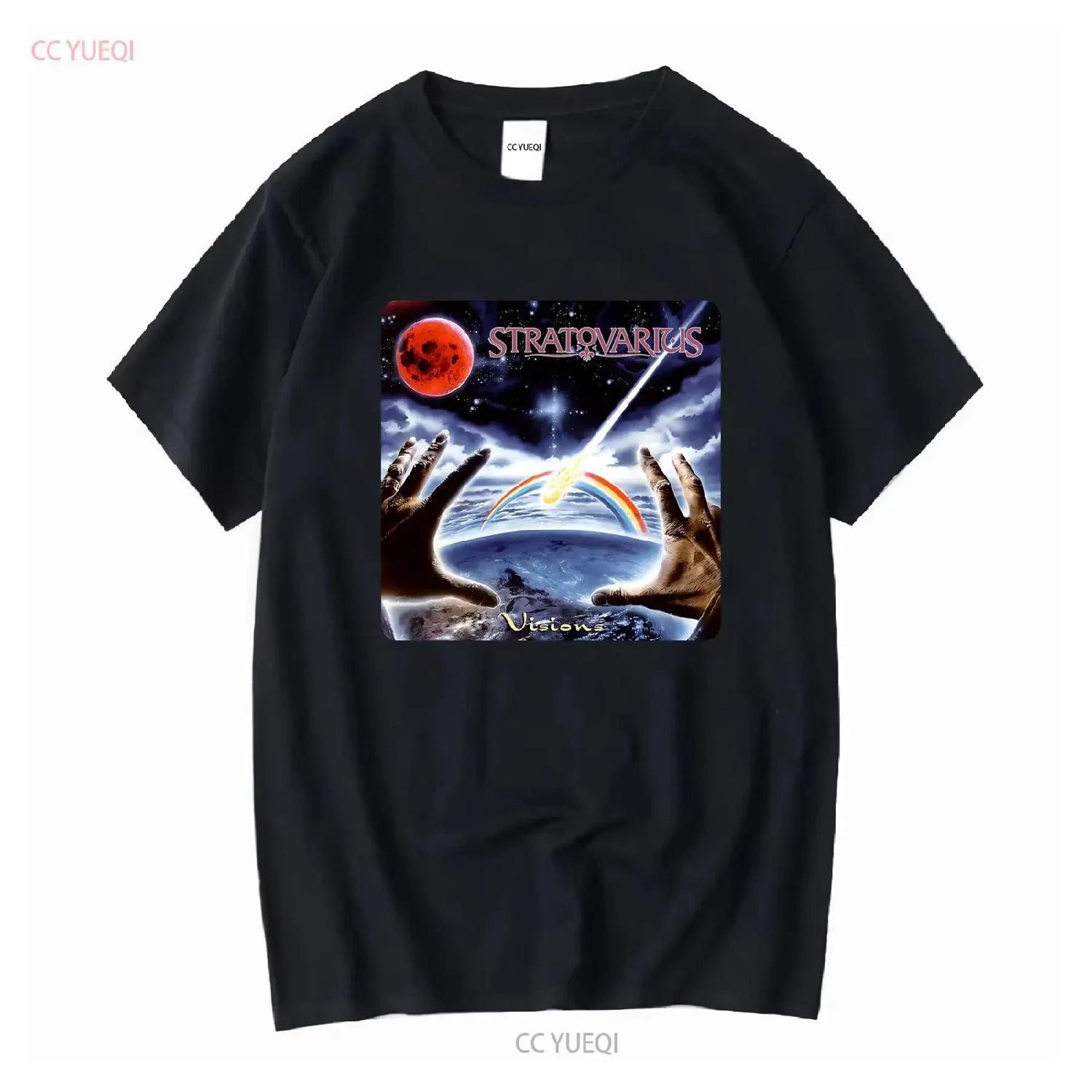 Футболка Stratovarius Размер L 1997 Пауэр-метал группа Visions Sonata Arctica Helloween винтажная Стиль стритвир Унисекс Растянутая XXXXXL разноцветный