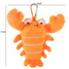 PP Cotton Ocean Animal Coin Purse Fluffy Animal Bag Pendant Soft Plush Doll Keychain  Birthday Gift