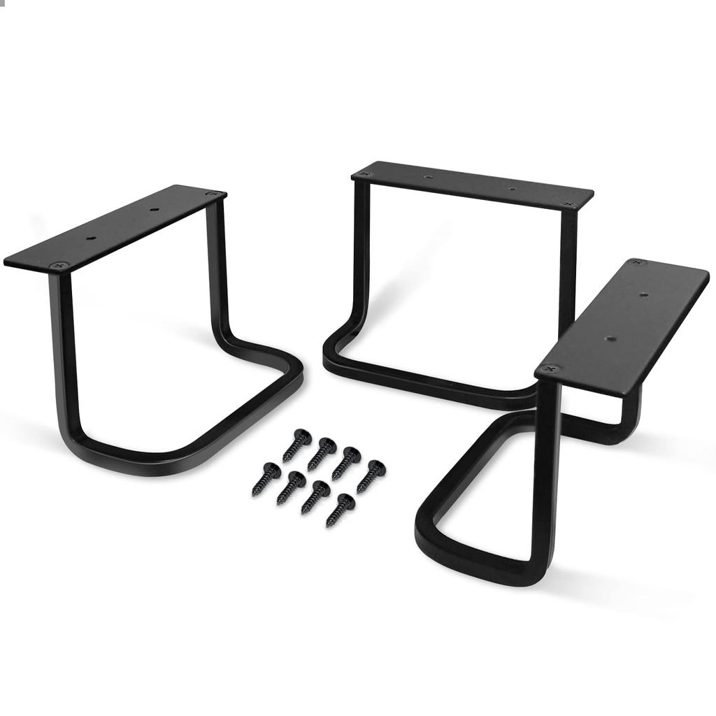 Laptop Shelf Fits Devices up to Aluminum Laptop Laptop Stand Tray for PlayStation and More Under-Desk Holder, Under-Desk Bracket, 2.7" Tall,