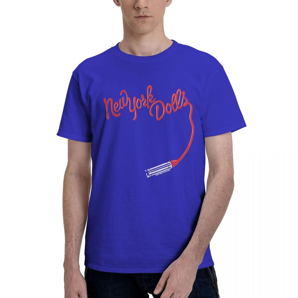 New York Dolls Lipstick Logo 100 Cotton Casual Breathable Confortable Summer Funny Ugus TShirts Funny Gifts