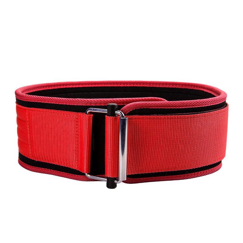 Blue Self-Locking Weightlifting Belt: Cross-Border Sports Back Support for Squats, Powerlifting, and Deadlifts