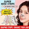 50Pcs 16D Memory Support Nose Shaping Strips Refined Nose Shape Reshape Nose Lifter Cartoon Bridge Lifting Up
