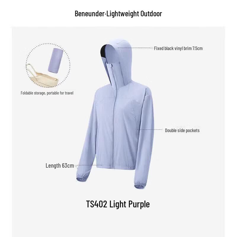 Beneunder Women s Lightweight Sun Protection Jacket