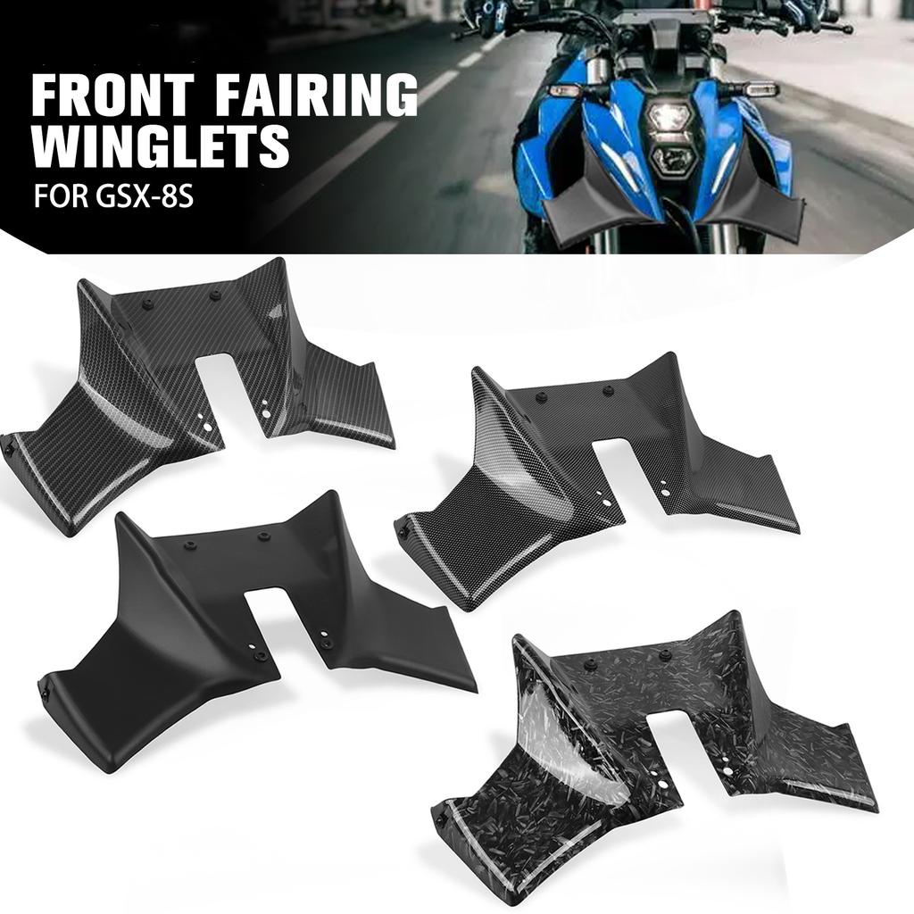 Für SUZUKI GSX-8S GSX 8 S Frontspoiler Frontal Sport Naked Downforce Spoiler Winglet Flügel Deflektor GSX8S GSX 8 S 2025 2025