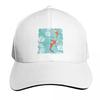 Waterlily Koi In Turquoise Baseball Cap Unisex Hat Sunhat Designer Hat Ball Cap Trucker Hats For Unisex Womens