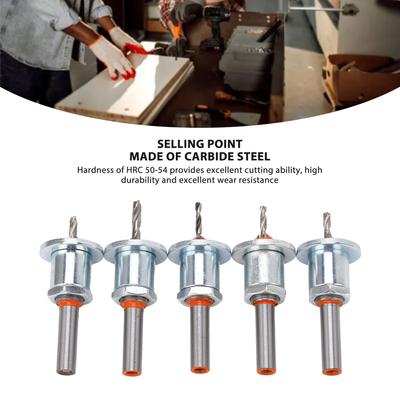 Countersink Drill Bit Alloy Steel Adjustable Tapered Countersink Self Tapping Screw Drill Bit Wood Countersink Drill Bit