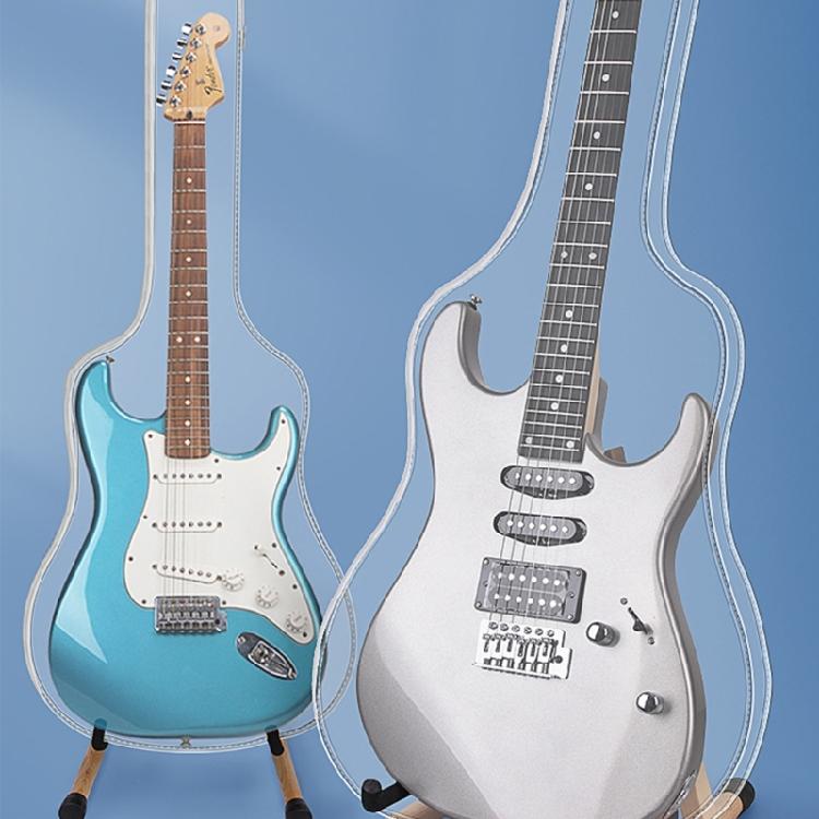 Washable Guitar Protective Storage Bag Guitar Shell Case Guitar Dust Cover Clear Dustproof Waterproof Guitar Dust Sleeve