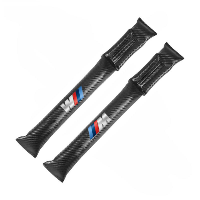TIIU6 2Pcs Car Seat Gap Filler Crevice Plug Phone Key Anti-Drop For BMW M3 M4 M5 G42 G30 G20 E39 E36 E87 E53 F44 F07 F34 G15 G16 G23