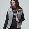 Blu Dot Soft Boucle Hooded Zip Vest Mg