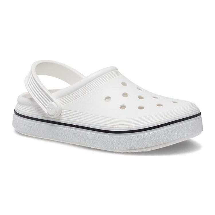 Crocs Comfortable Durable Lightweight Childrens Sandals Kids Sandals White 208477-100