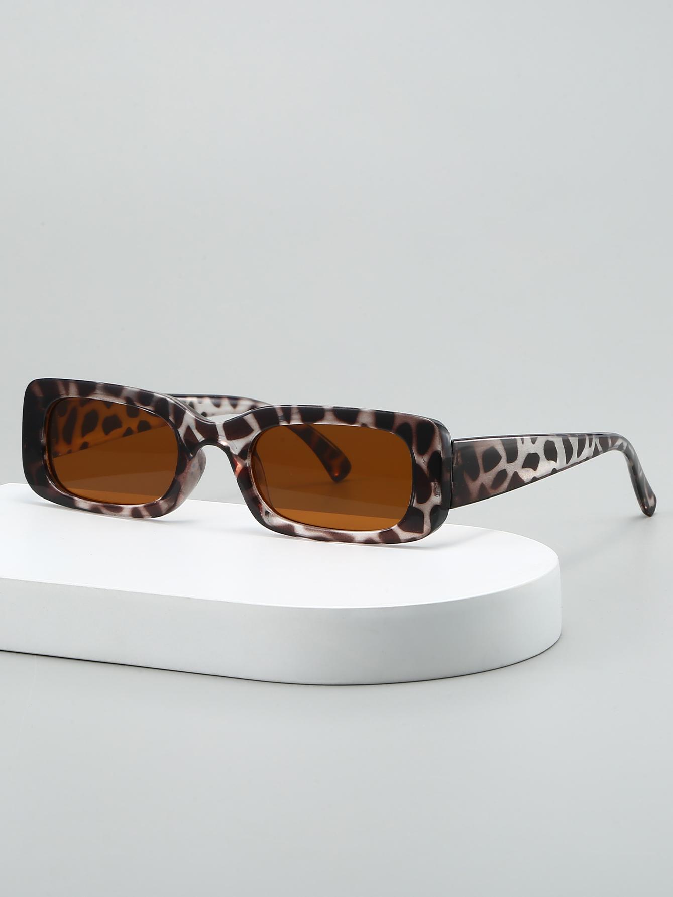 

1Pc Fashion Sunglasses Classic Retro Square Glasses for Women Brand Vintage Travel Sunglasses Anti-Glare Uv Glasses