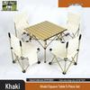 Outdoor Folding Chair Set: Portable Stool, Art Sketching Stool, Camping Chair with Backrest, and Fishing Chair