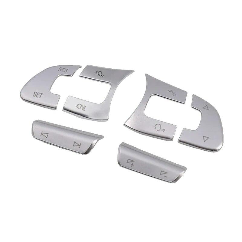 Car Steering Wheel Button Decorative Sticker For For Volkswagen Vw CC Sagitar Magotan B8l Golf 7 Sportsvan Protective Sticker