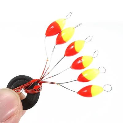 Fishing Buoys Mixed Color Fishing Float Bobber Floating Beans Seven-star Float Oval Fishing Float